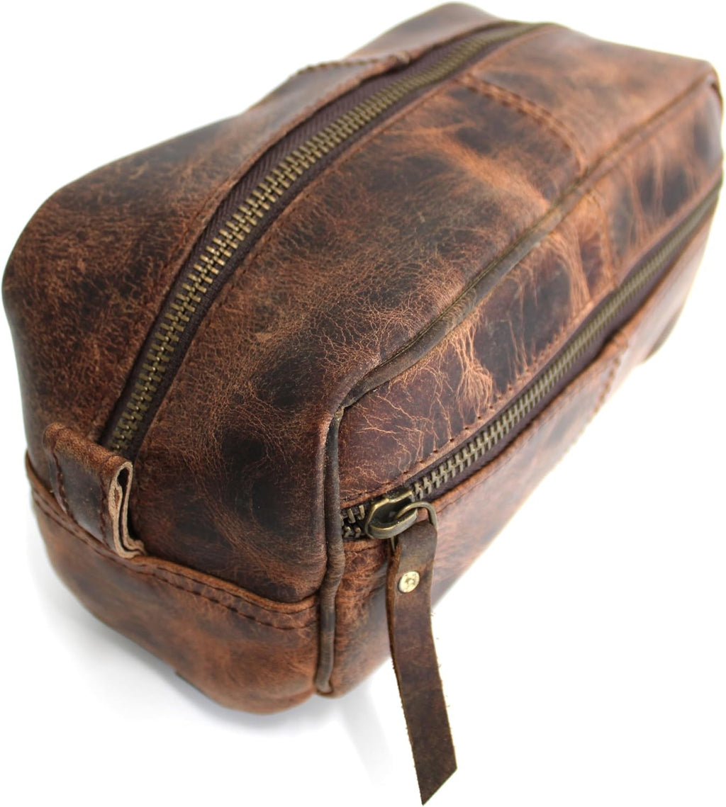 Ridgeway™ Cow-Hide Hanging Dopp Kit — Hunter Leather