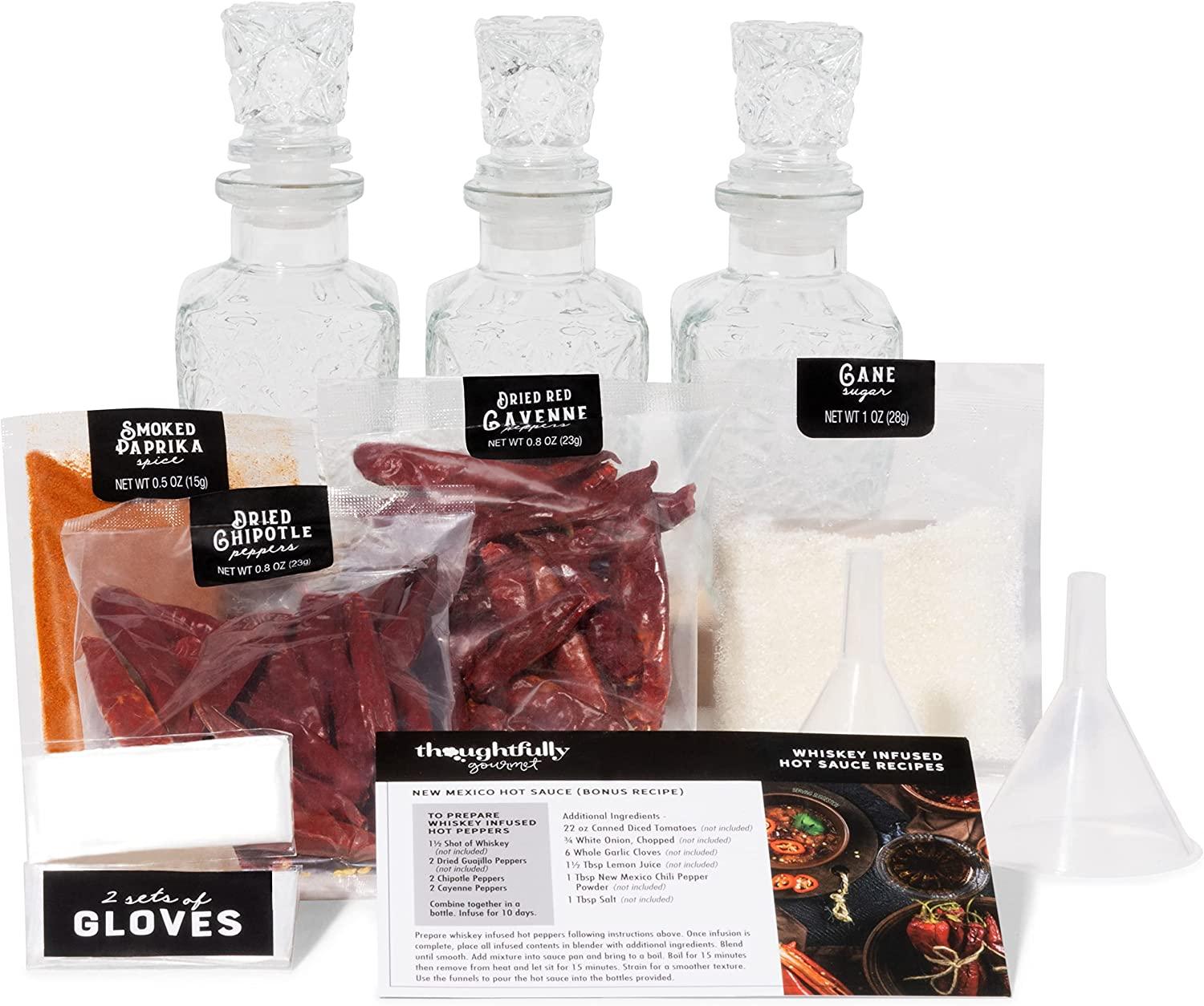 Thoughtfully Gourmet DIY Whiskey-Infused Hot Sauce Kit