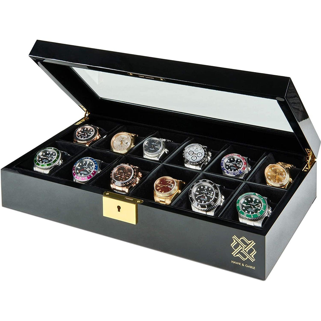 Luxury 12 Slot Watch Box Organizer