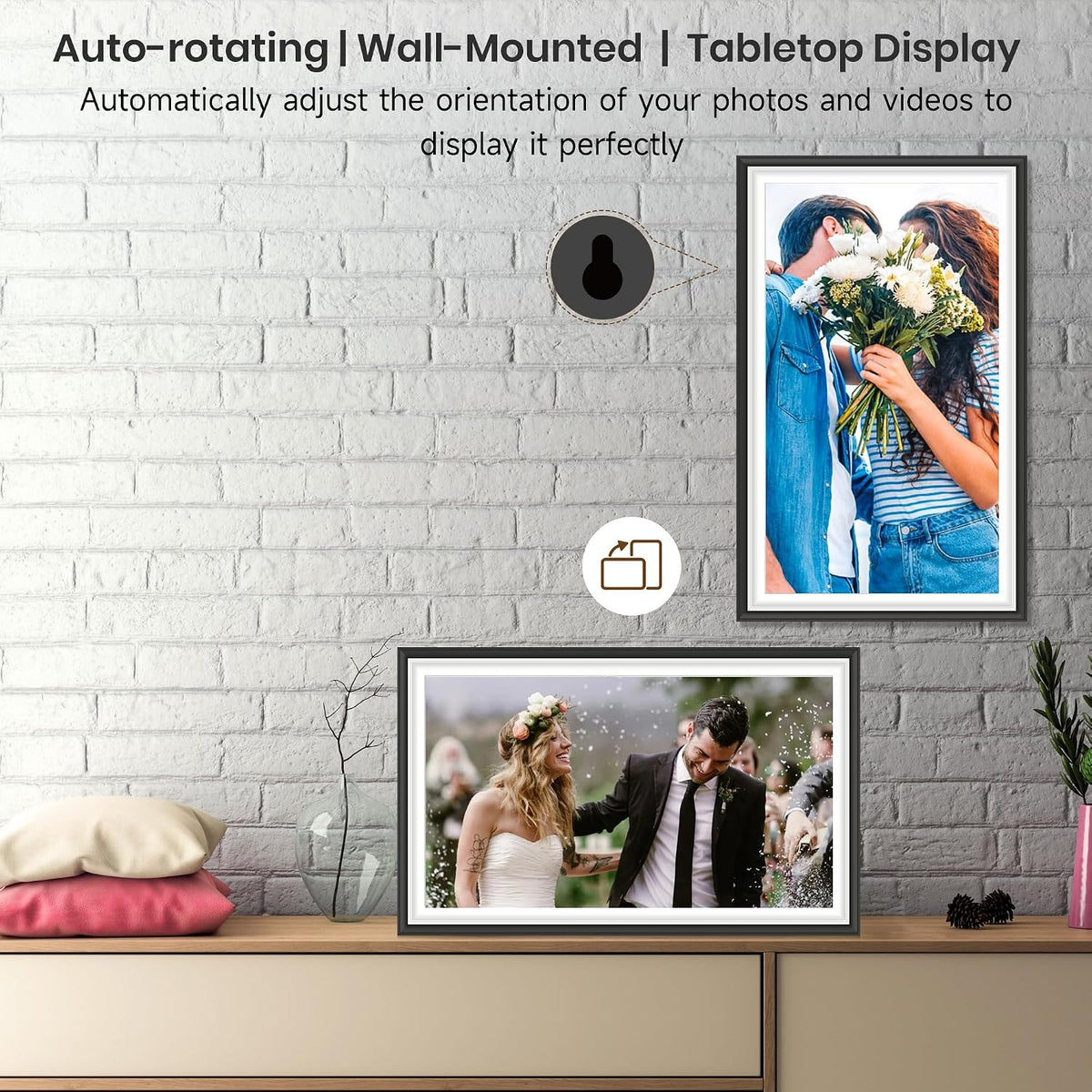 64GB Frameo 15.6" WiFi Digital Photo Frame
