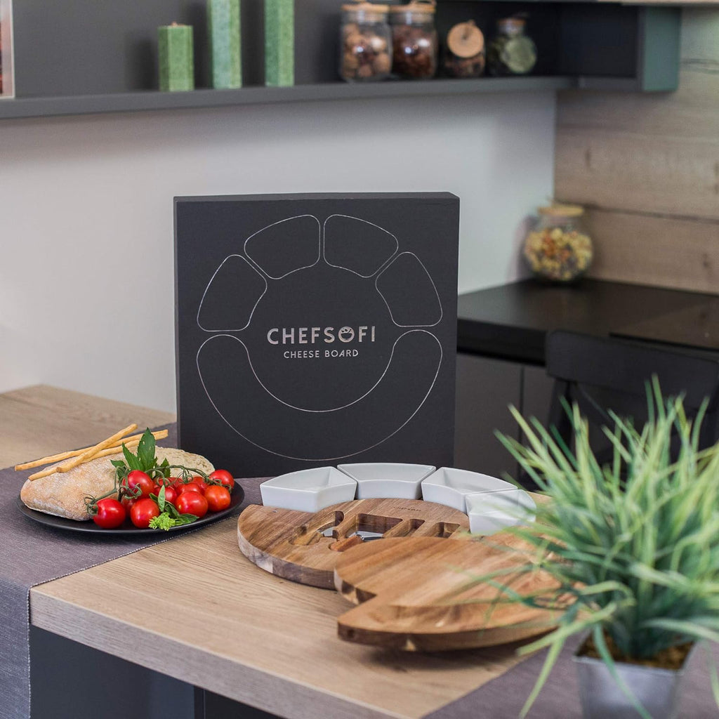 Cheese Cutting Board Set - Charcuterie Board Set and Cheese 