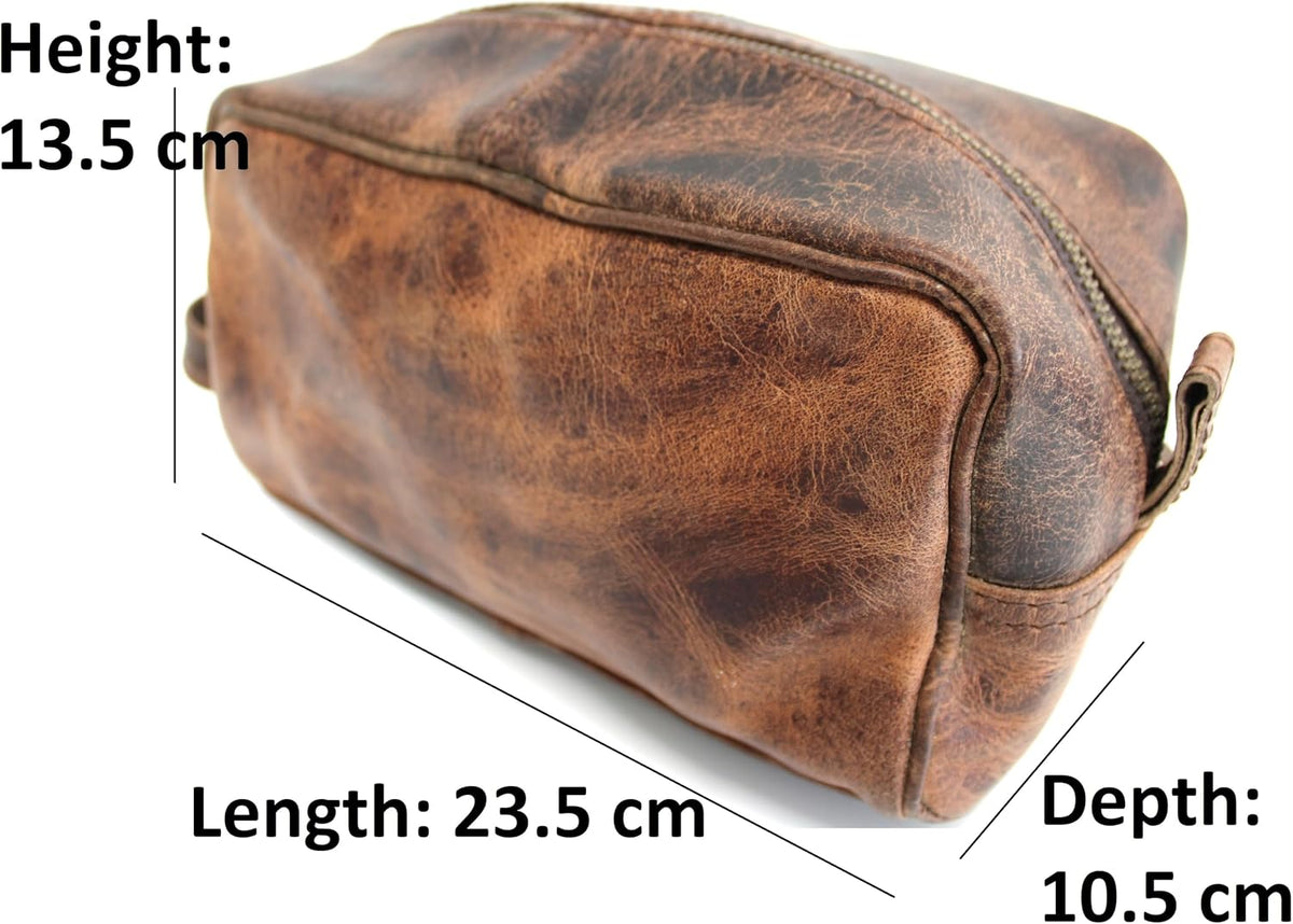 Ridgeway™ Cow-Hide Hanging Dopp Kit — Hunter Leather