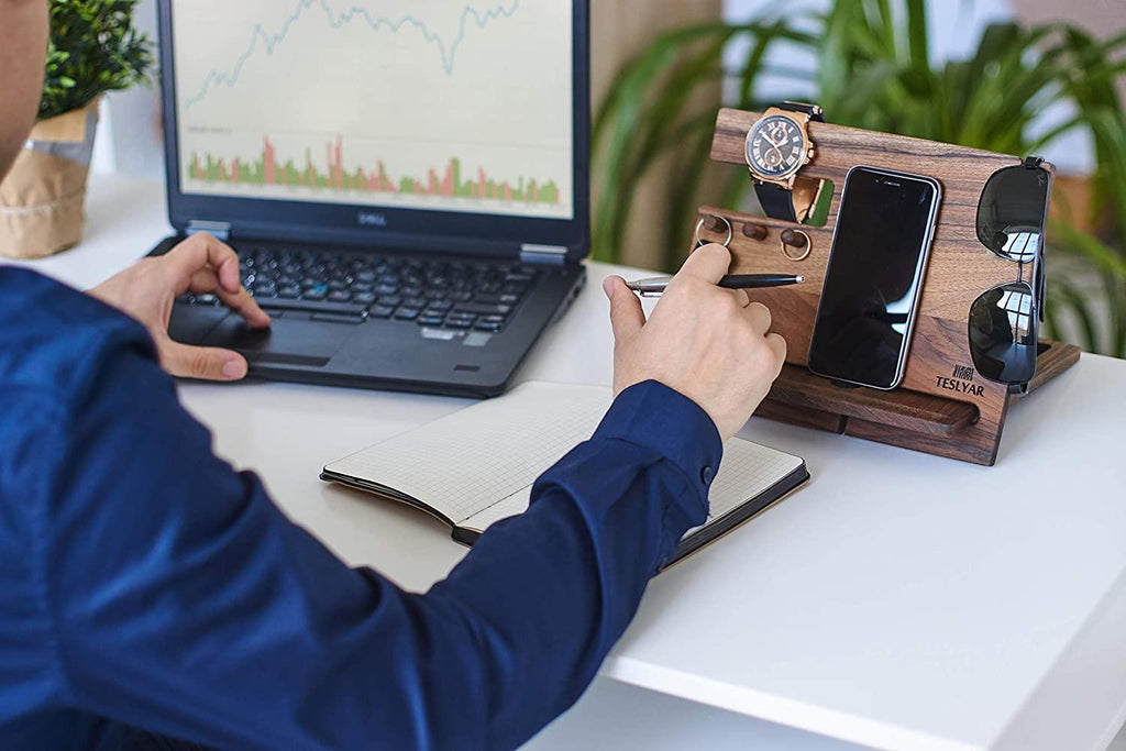 Wood Phone Docking Station
