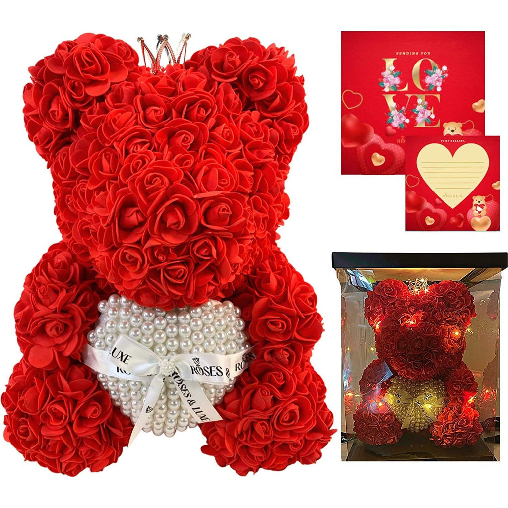 Luxury Rose Bear for Bridal shower