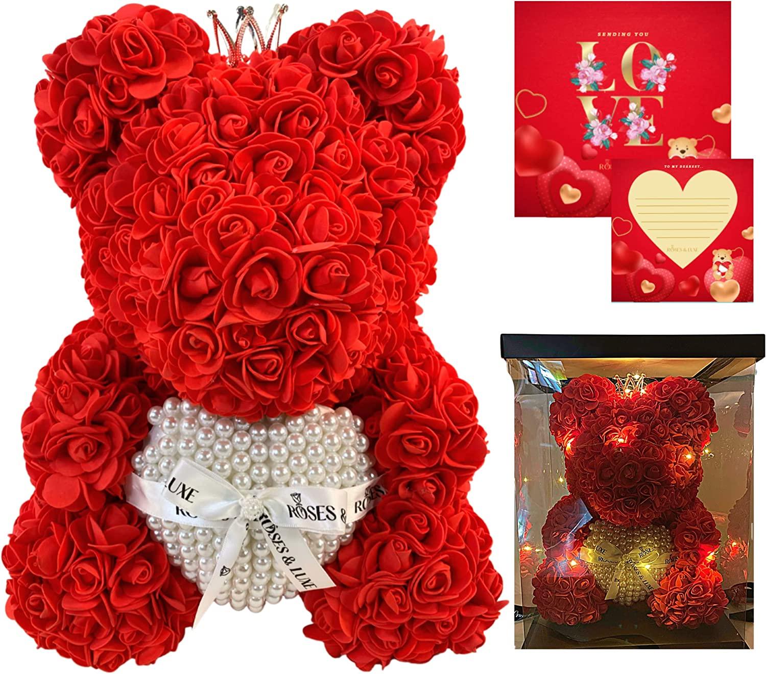 Luxury Rose Bear for Bridal shower
