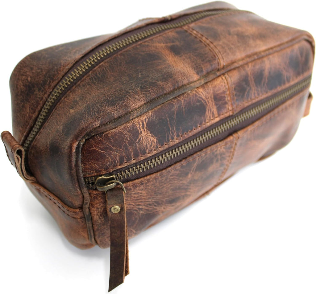 Ridgeway™ Cow-Hide Hanging Dopp Kit — Hunter Leather