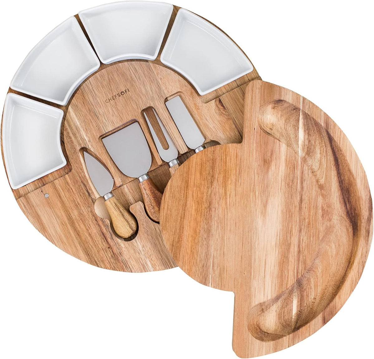 Cheese Cutting Board Set - Charcuterie Board Set and Cheese 