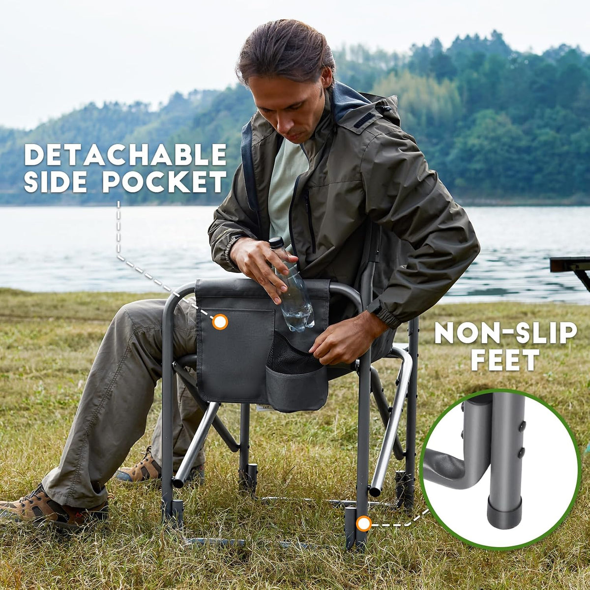 Timber Ridge Aluminum Oversized Camping Chair