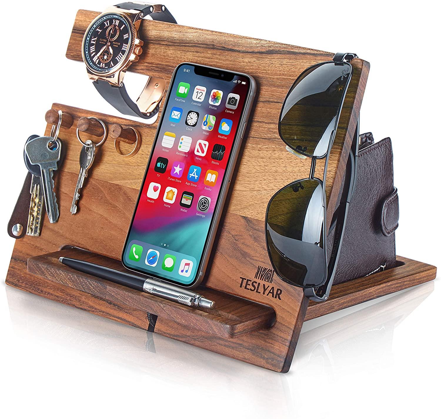 Wood Phone Docking Station