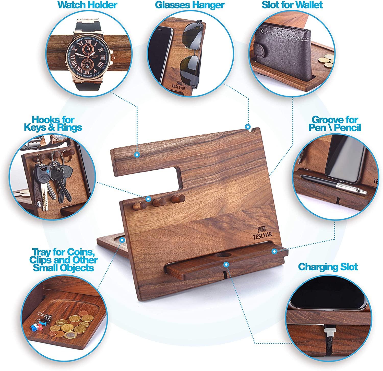 Wood Phone Docking Station