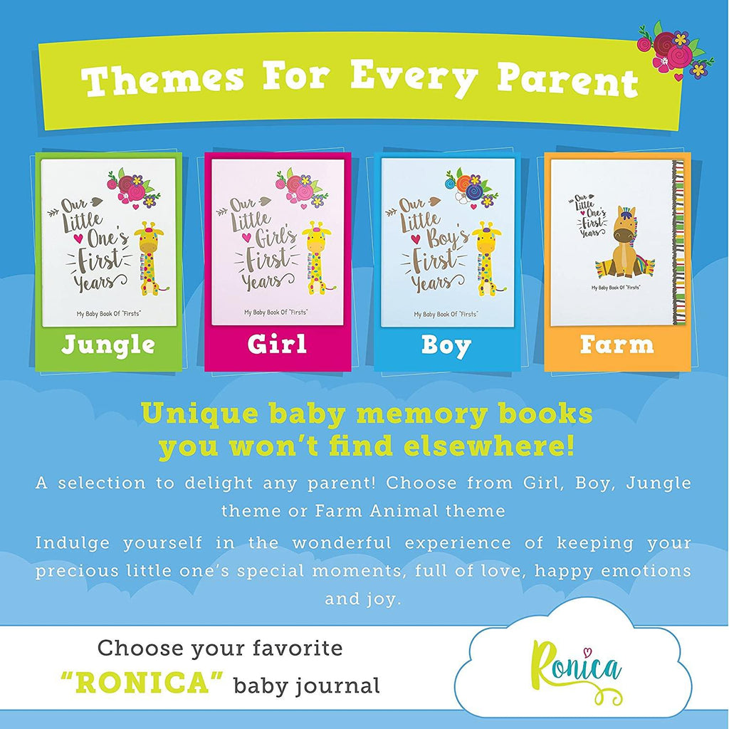 Baby Memory Book 62 Page Keepsake Photo Album