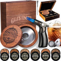 Whiskey Smoker Kit with Mahogany Wood Box & QuadTorch