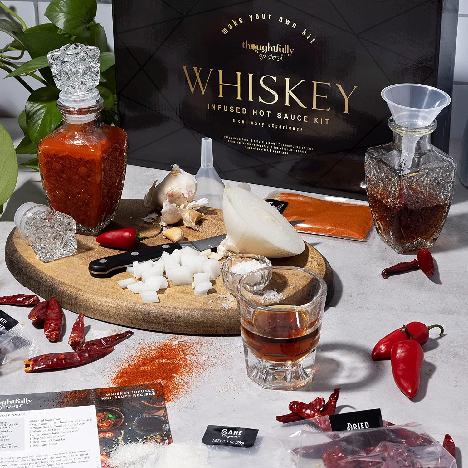 Thoughtfully Gourmet DIY Whiskey-Infused Hot Sauce Kit