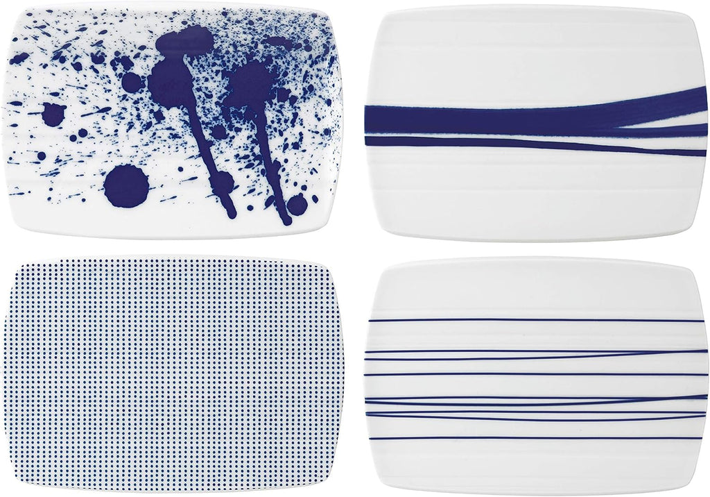 Royal Doulton Pacific Mixed Patterns Cheese Boards Set of 4