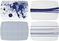 Royal Doulton Pacific Mixed Patterns Cheese Boards Set of 4