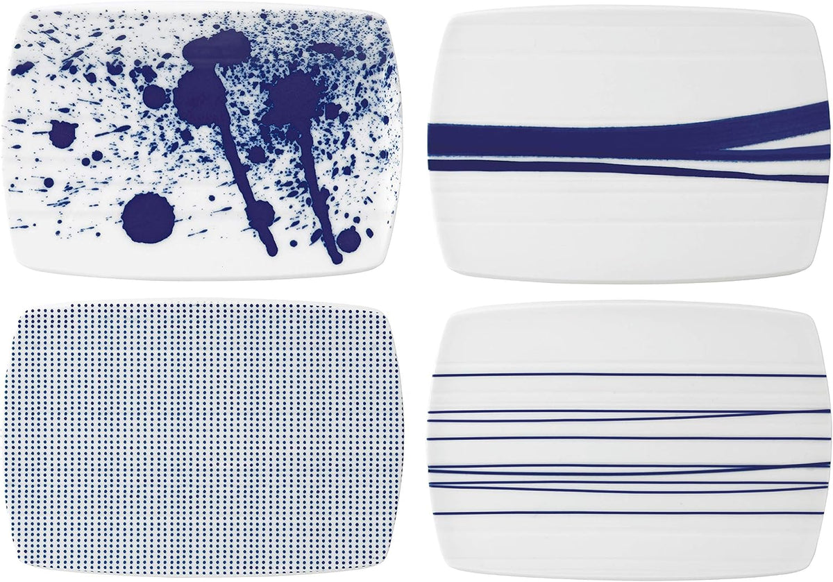 Royal Doulton Pacific Mixed Patterns Cheese Boards Set of 4