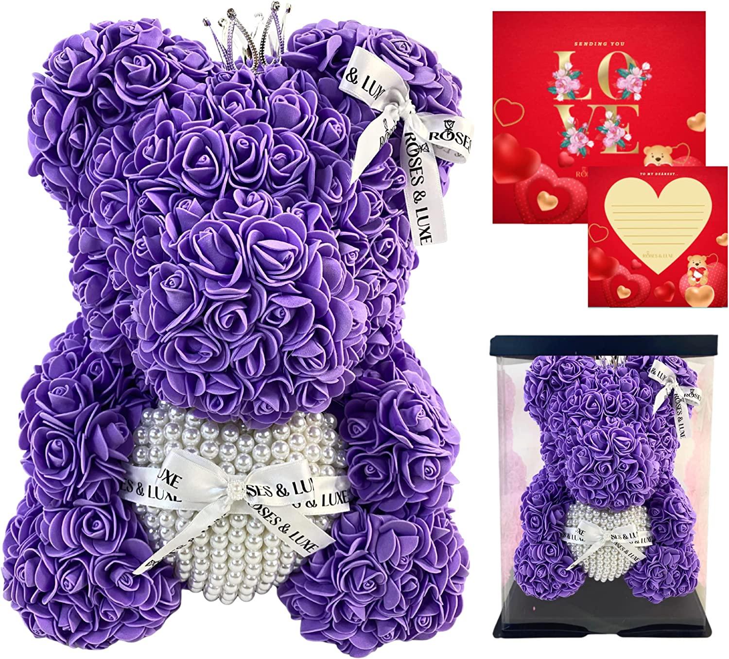 Luxury Rose Bear for Bridal shower