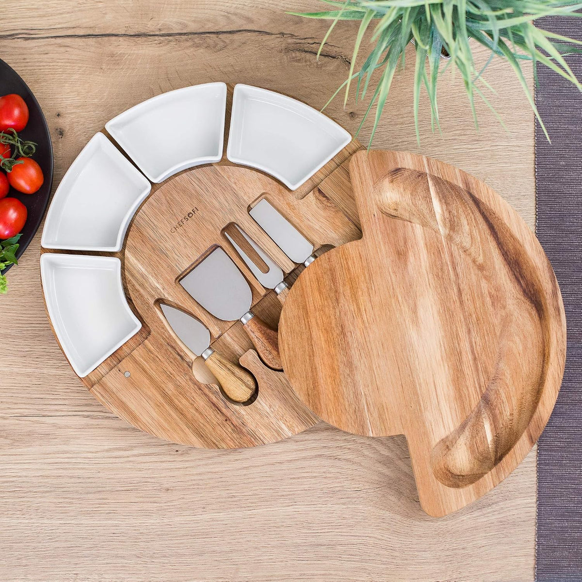 Cheese Cutting Board Set - Charcuterie Board Set and Cheese 