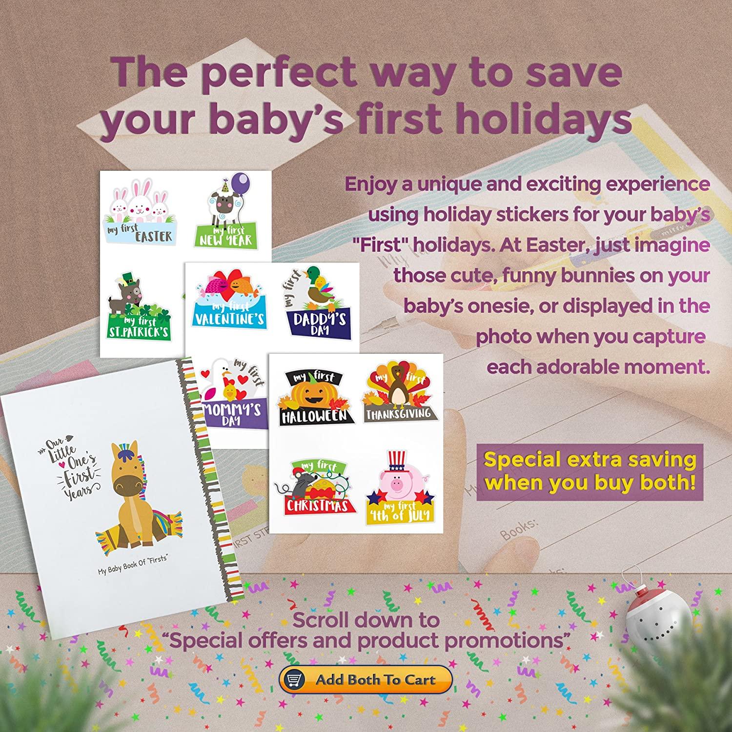 Baby Memory Book 62 Page Keepsake Photo Album