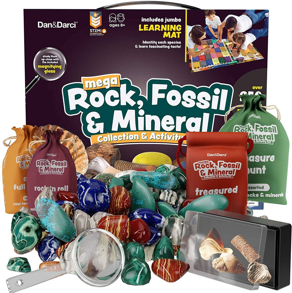 Dan &amp; Darci Mega Rock &amp; Mineral Collection Activity Kit