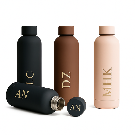 Personalised Stainless Steel Water Bottle 500 mL – Custom Insulated Drink Flask