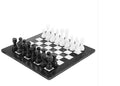 Handmade Marble Tournament Full Chess Game Set (Black & White) 38cm / 15 inch