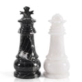 Marble Salt & Pepper Set - Chess Design