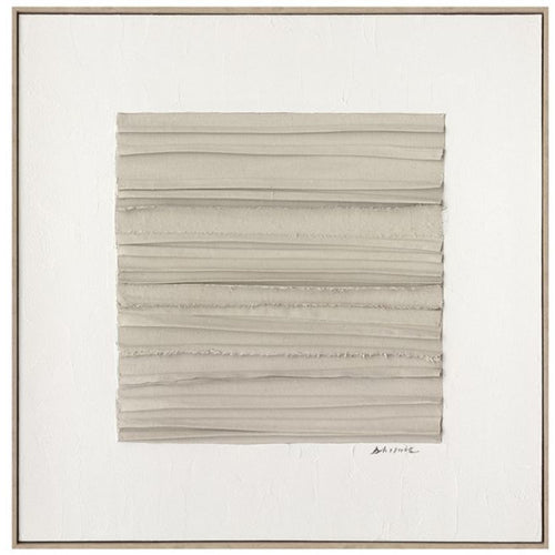 80xx80cm Ellery a Textured Framed Canvas Art -