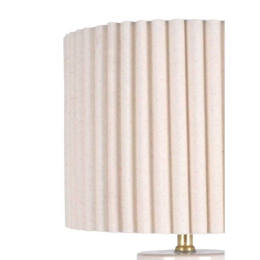 Hiroshi Ceramic Table Lamp - Ecru