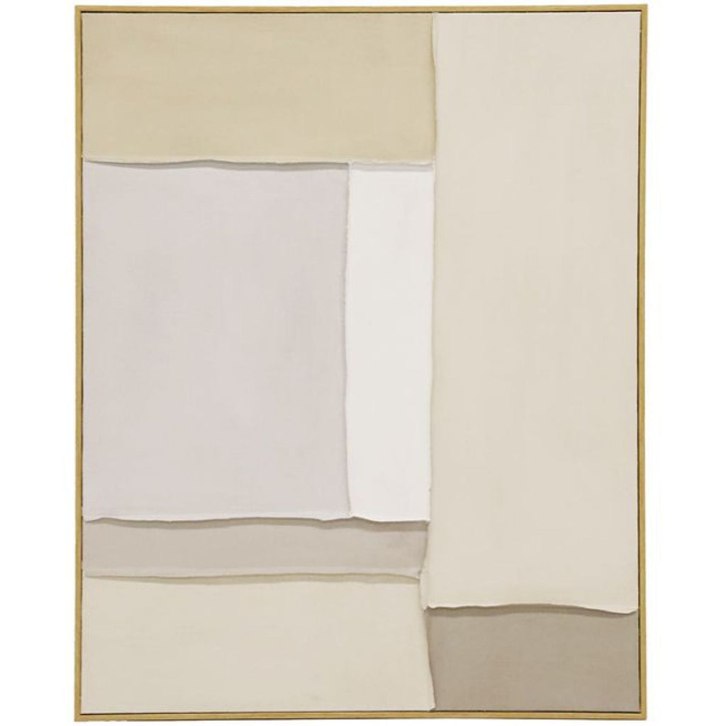 Lokiar Hand a Painted Framed Canvas -