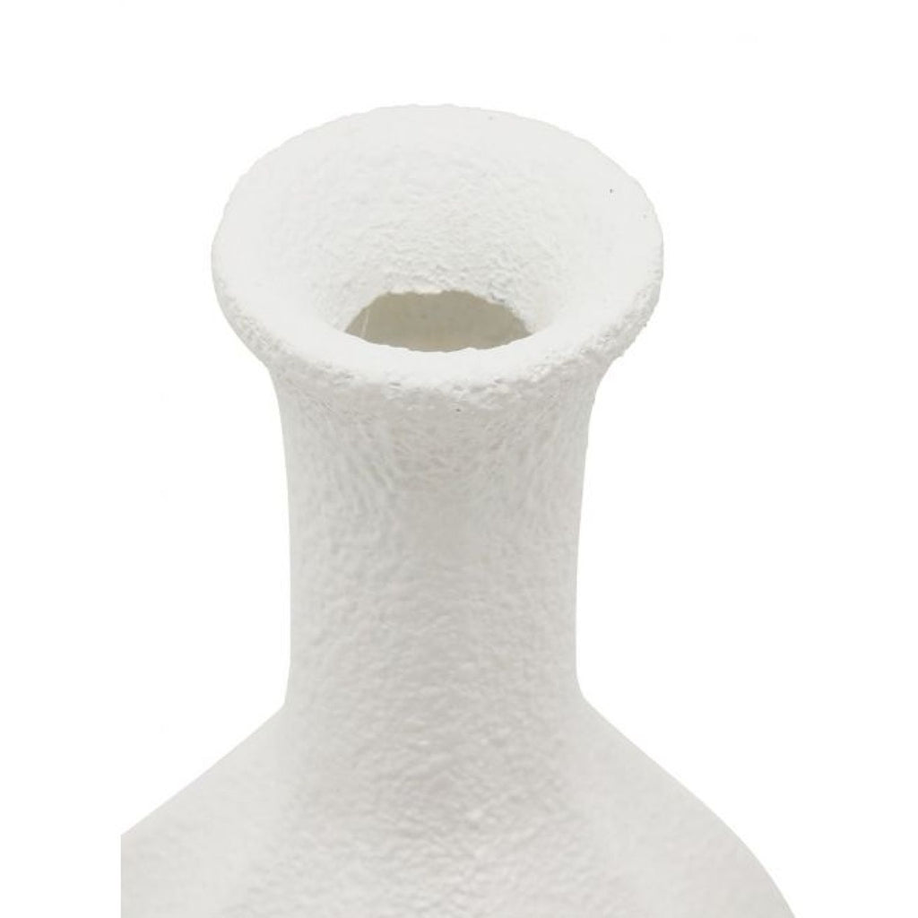 Sunny Mgo Vase - Textured White