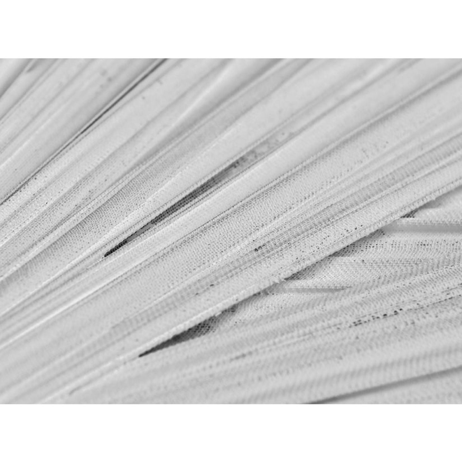White Textile Framed Art - White Frame