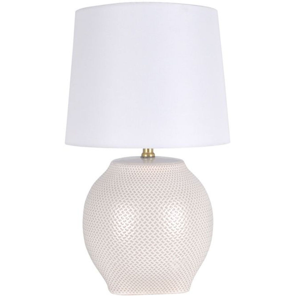 Kenta Ceramic Table Lamp - Cream