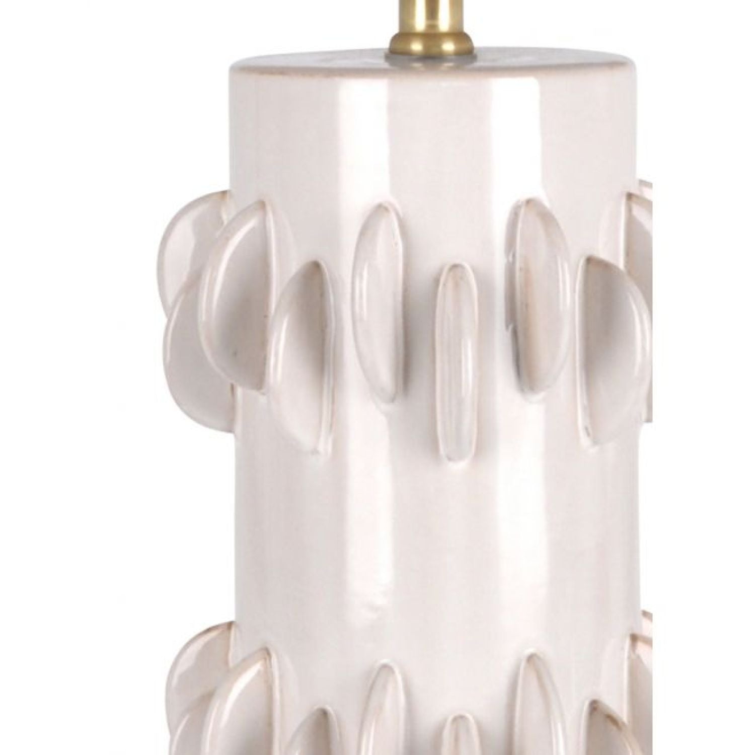 Hiroshi Ceramic Table Lamp - Ecru