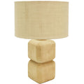 Huxley Wooden Table Lamp - Blonde&amp;natural/ ju