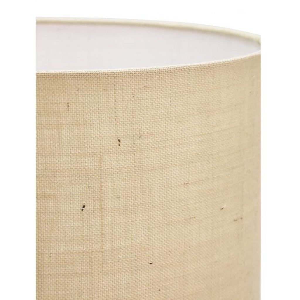 Zahli Wooden Table Lamp - Natural/jute Shade