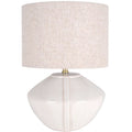 Kenji Ceramic Table Lamp - Ecru