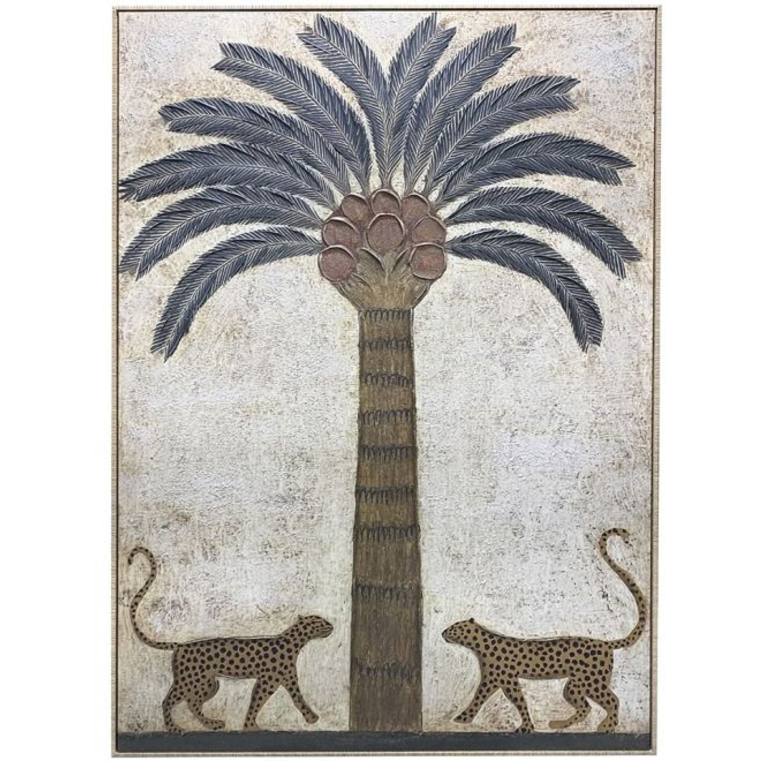 Savannah Framed Art - Textured Oak Loo
