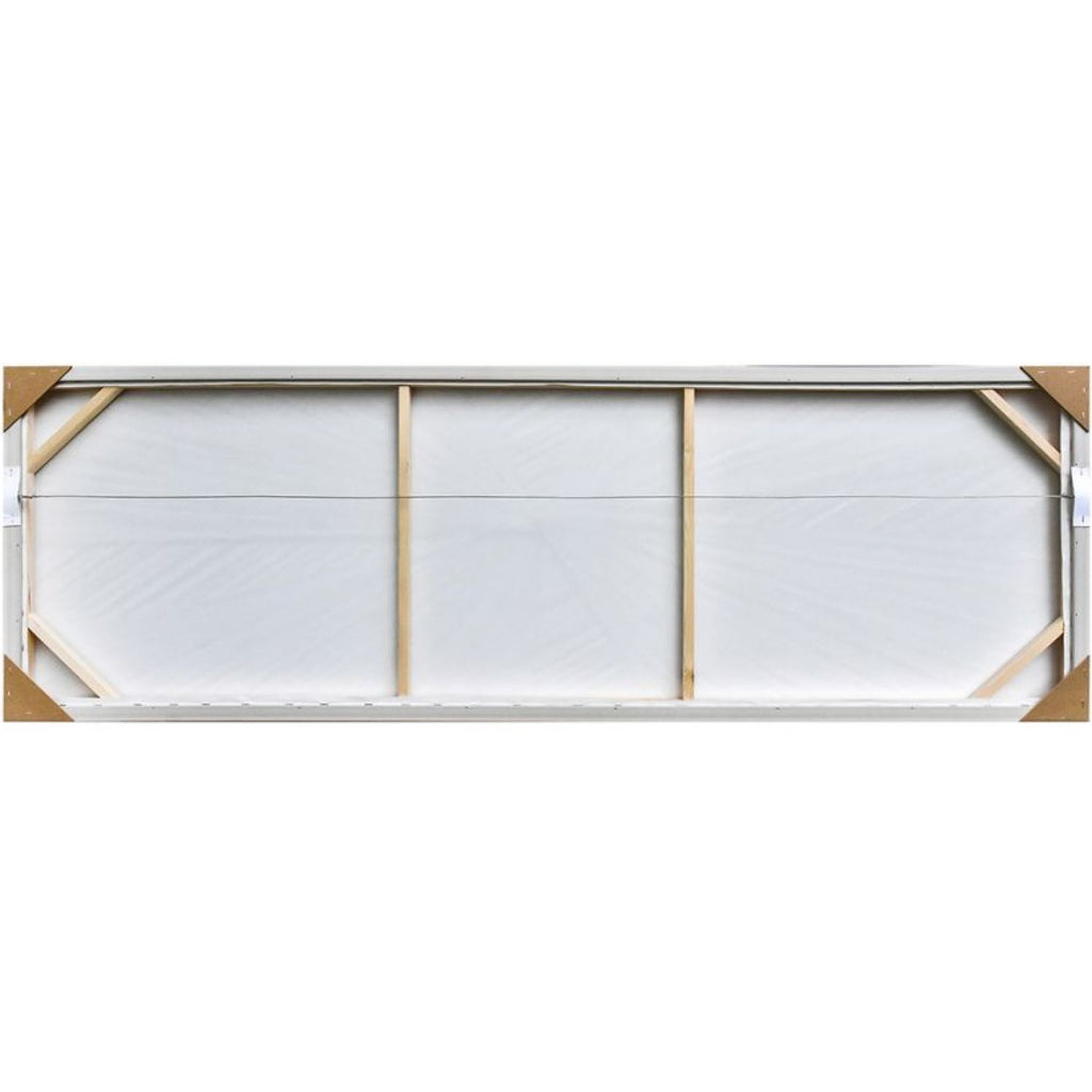 White Textile Framed Art - White Frame