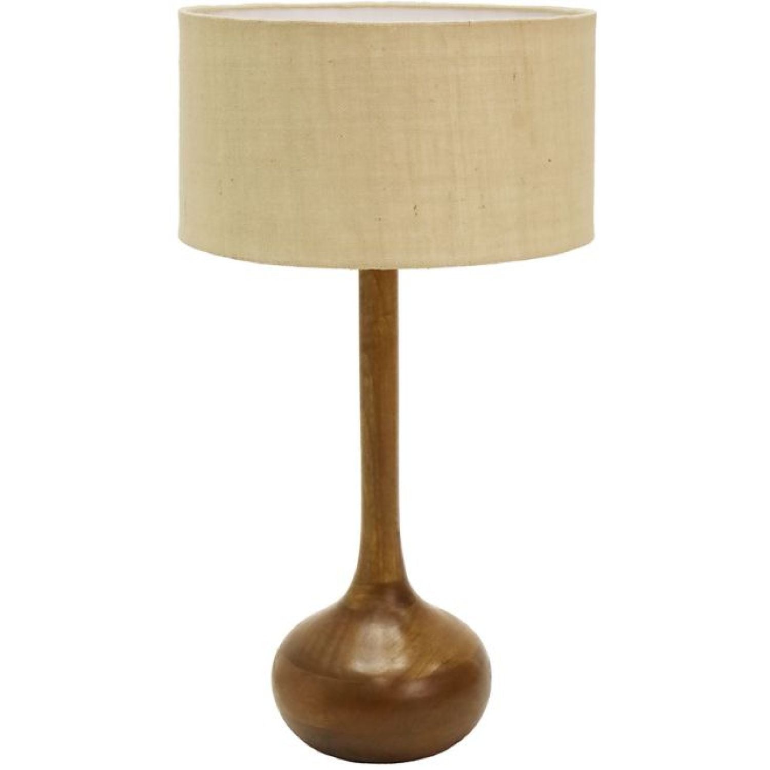 Ariane Wooden Table Lamp - Natural/cotton Lin