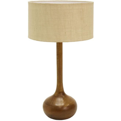 Ariane Wooden Table Lamp - Natural/cotton Lin