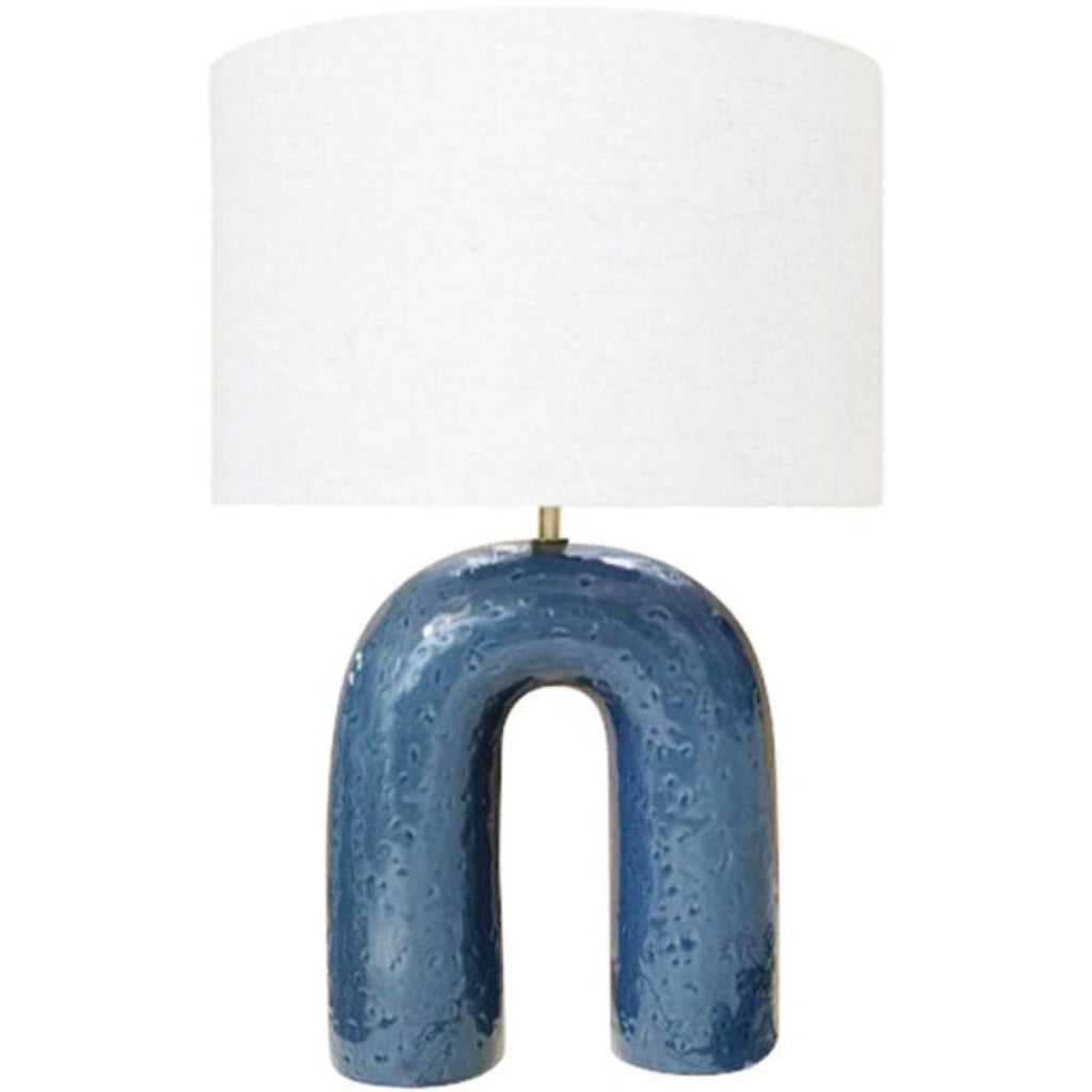 Tarcoola Ceramic Table Lamp - Marine Blue
