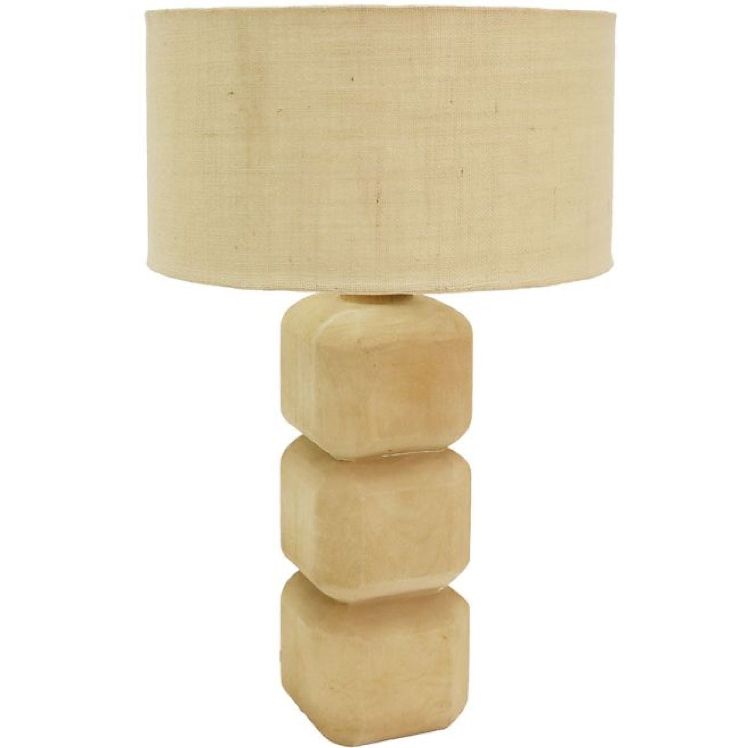 Huxley Wooden Table Lamp - Blonde &amp; Natural /