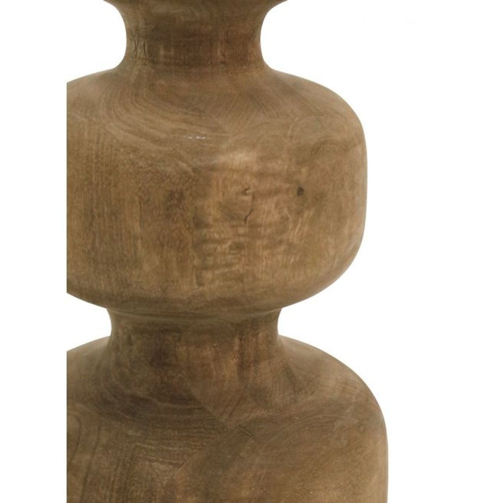 Teague Wooden Table Lamp - Natural/cotton Lin