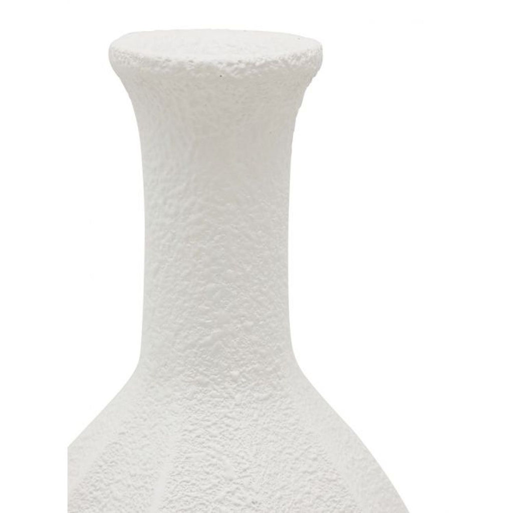 Sunny Mgo Vase - Textured White