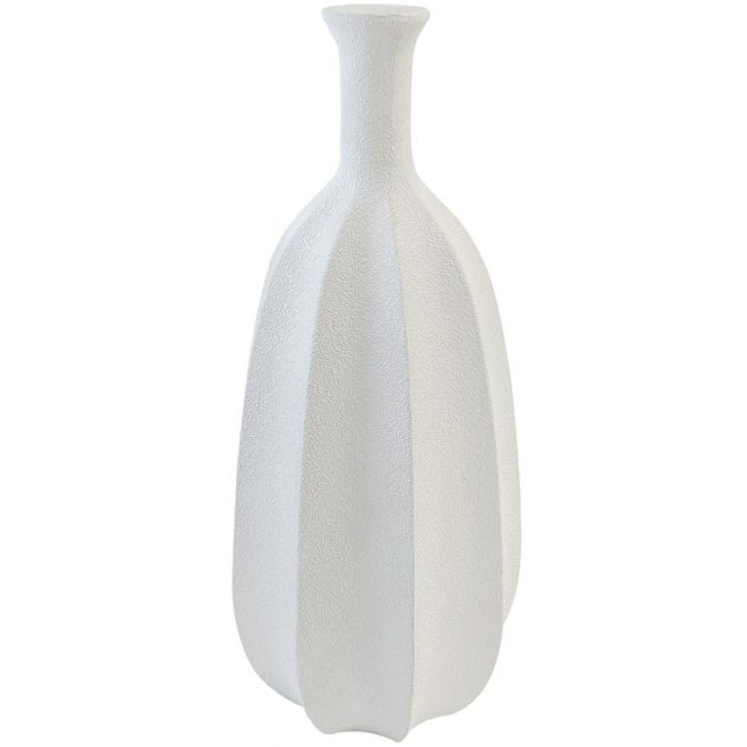 Sunny Mgo Vase - Textured White