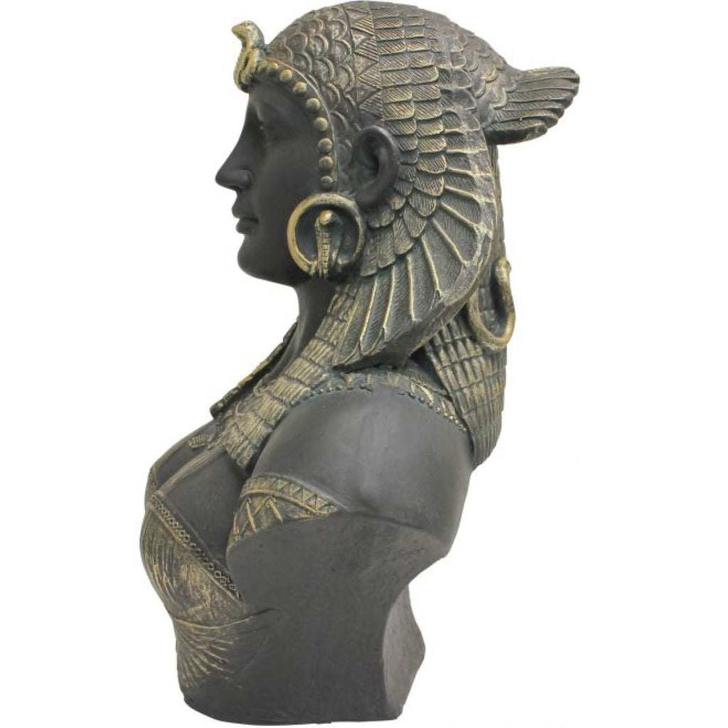 Fibre Clay Cleopatra Bust