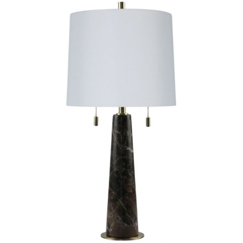 Zucker Table Lamp - Chocolate Marble — view 2